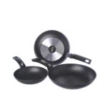 Set 3 Casseroles, 20 cm / 24 cm / 28 cm, marque Moneta Etnea