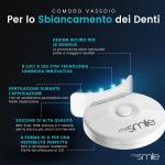 Mysmile Kit sbiancante denti a luce Led, più 6 gel 3ml a carbone attivo, il miglior sbiancamento denti professionale