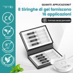 Gel de blanchiment des dents Mysmile, 8 recharges de 3ml 