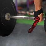 Fasce Polsi Palestra, Cinghie per Sollevamento Pesi e Stacchi da Terra, per Uomo e Donna, Bodybuilding e Powerlifting