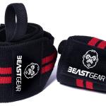 Fasce polsi palestra, cinghie per sollevamento pesi e stacchi da terra, unisex, per bodybuilding e powerlifting