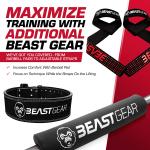 Cintura palestra per uomo, professionale in pelle, ideale per sollevamento pesi, bodybuilding, crossfit, powerlifting e squat