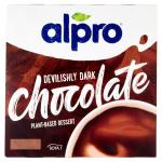 Alpro dessert chocolat noir 4x125gr