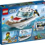 LEGO City, Tauchjacht, mit Taucher-Minifiguren, Meerestieren und Schwertfisch, Kinderset, ab 5 Jahren, 60221