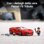 LEGO Speed Champions Ferrari F8 Tribute, Rennwagen-Bausatz, 76895