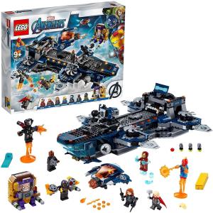 LEGO Super Heroes Marvel Helicarrier degli Avengers con Iron Man, Thor e Capitan Marvel, Serie Supereroi, 76153
