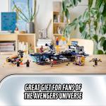 Héliporteur LEGO Super Heroes Marvel Avengers avec Iron Man, Thor et Captain Marvel, série Superhero, 76153