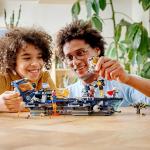 Héliporteur LEGO Super Heroes Marvel Avengers avec Iron Man, Thor et Captain Marvel, série Superhero, 76153