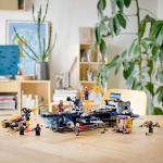 Héliporteur LEGO Super Heroes Marvel Avengers avec Iron Man, Thor et Captain Marvel, série Superhero, 76153