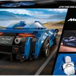 LEGO Speed ​​​​Champions 76902 McLaren Elva Toy Car pour 7 ans Voiture de course sportive avec chauffeur