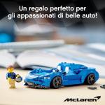 LEGO Speed ​​​​Champions 76902 McLaren Elva Toy Car pour 7 ans Voiture de course sportive avec chauffeur