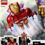 LEGO Marvel, Iron Man, jouets de super-héros pour enfants à partir de 9 ans, du film Avengers Age Of Ultron of the Infinity Saga, 76206
