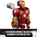 LEGO Marvel, Iron Man, jouets de super-héros pour enfants à partir de 9 ans, du film Avengers Age Of Ultron of the Infinity Saga, 76206
