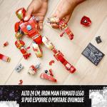 LEGO Marvel, Iron Man, jouets de super-héros pour enfants à partir de 9 ans, du film Avengers Age Of Ultron of the Infinity Saga, 76206