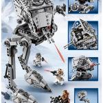 LEGO Star Wars AT-ST di Hoth con Minifigure di Chewbacca e Droide, Modellino del Film L'Impero Colpisce Ancora, 75322