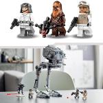 LEGO Star Wars AT-ST di Hoth con Minifigure di Chewbacca e Droide, Modellino del Film L'Impero Colpisce Ancora, 75322