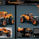 LEGO Technic Monster Jam El Toro Loco, Set 2 in 1 Camion e Macchina Giocattolo, per Bambini di 7+ Anni, 42135