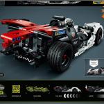 Voiture de course électrique LEGO Technic Formule E Porsche 99X avec modèle d'application AR, jouet de voiture à construire 42137
