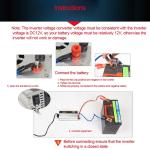 Inverter DC / AC da 12 Volt DC a 220 Volt AC, 350 watt di potenza