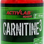 Activlab Carnitine 3, tre forme attive di L-Carnitina, confezione da 120 capsule