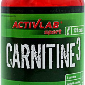 Activlab Carnitine 3, tre forme attive di L-Carnitina, confezione da 120 capsule