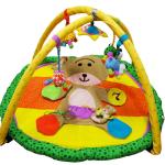 Palestrina con orsacchiotto cuscino, per Neonati con 5 giochi, Mister Wood