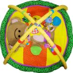 Palestrina con orsacchiotto cuscino, per Neonati con 5 giochi, Mister Wood