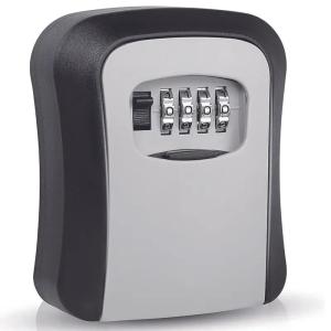 Cassetta di sicurezza per esterno, con combinazione codice, ideale per depositare chiavi, materiale in ABS resistente 