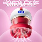 Elektrischer Stimulator für Frauen mit 10 Saug- und Leckfunktionen – Klitoris- und Analvibrator mit LCD-Display – Wiederaufladbares Sexspielzeug für Paare