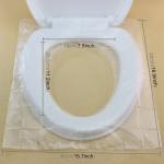 Abdeckung WC Einweg Toilettenbezug für reise, 50 Stück