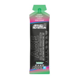 Gel pre allenamento, ABE Ultimate Pre-Workout, aumenta la forza energia, riduce la stanchezza, Applied Nutrition, Candy Ice Blast, 1 