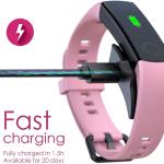 Smartwatch frequenza cardiaca resistente all'acqua, calorie, contapassi, sms, telefono, Honor Band 5, rosa