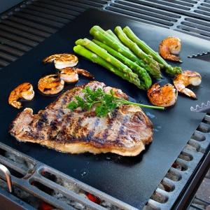 GrillMat, Papier sulfurisé, Teflon, réutilisable et résistant jusqu'à 260 ° c