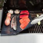 GrillMat, Papier sulfurisé, Teflon, réutilisable et résistant jusqu'à 260 ° c
