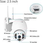 Telecamera di Sorveglianza Videocamere WIFI Esterno, PTZ, 1080P IP Cam Senza Fili, 355° /90°, 40M Visione Notturna, Motion Detection, APP