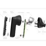 JBL TUNE 230NC TWS, Cuffie senza fili wifi Bluetooth, colore nero, microfono integrato, per musica, sport e chiamate, autonomia fino a 40h