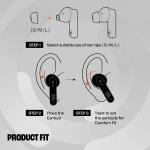 JBL TUNE 230NC TWS, Cuffie senza fili wifi Bluetooth, colore nero, microfono integrato, per musica, sport e chiamate, autonomia fino a 40h
