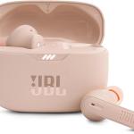 JBL TUNE 230NC TWS, Cuffie senza fili wifi Bluetooth, colore sabbia, microfono integrato, per musica, sport e chiamate, autonomia fino a 40h