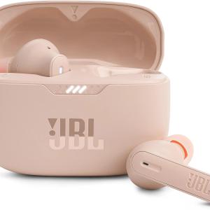 JBL TUNE 230NC TWS, Cuffie senza fili wifi Bluetooth, colore sabbia, microfono integrato, per musica, sport e chiamate, autonomia fino a 40h