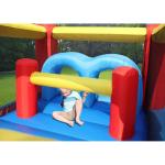 Großes Schloss, aufblasbar, Doppelrutsche, Kinderspiel, Sprungtuch, Happy Hop, 460m, 180kg