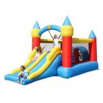 Großes Schloss, aufblasbar, Doppelrutsche, Kinderspiel, Sprungtuch, Happy Hop, 460m, 180kg