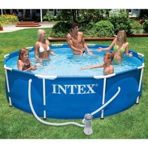 Piscina Fuori Terra da Esterno Tonda Intex Frame cm 366 H 76