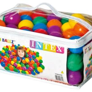 Palline Colorate, ø 6,5 cm, Intex, confezione da 100 palline