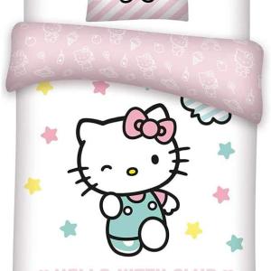 Hallo Kitty, Kinderbett Bettbezug, Einzelbett