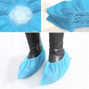 Copriscarpe monouso, usa e getta, Shoe Covers, 100 pezzi, blu, Copriscarpe mediche