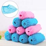 Couvre chaussures jetables, Couvre chaussures, 100pcs, Bleu, Couvre-chaussures médicales