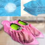 Couvre chaussures jetables, Couvre chaussures, 100pcs, Bleu, Couvre-chaussures médicales