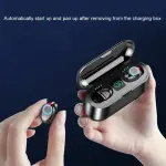 Bluetooth Kopfhörer mini F9 TWS, IPX7 wasserdicht, LED-Display – iOS, Android