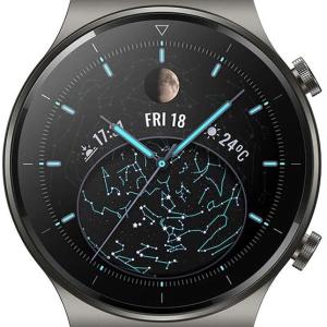 Huawei Smartwatch GT 2 Pro con GPS e GLONASS, SpO2, + 100 Modalità di allenamento, Chiamate Bluetooth, grigio