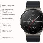 Huawei Smartwatch GT 2 Pro con GPS e GLONASS, SpO2, + 100 Modalità di allenamento, Chiamate Bluetooth, grigio